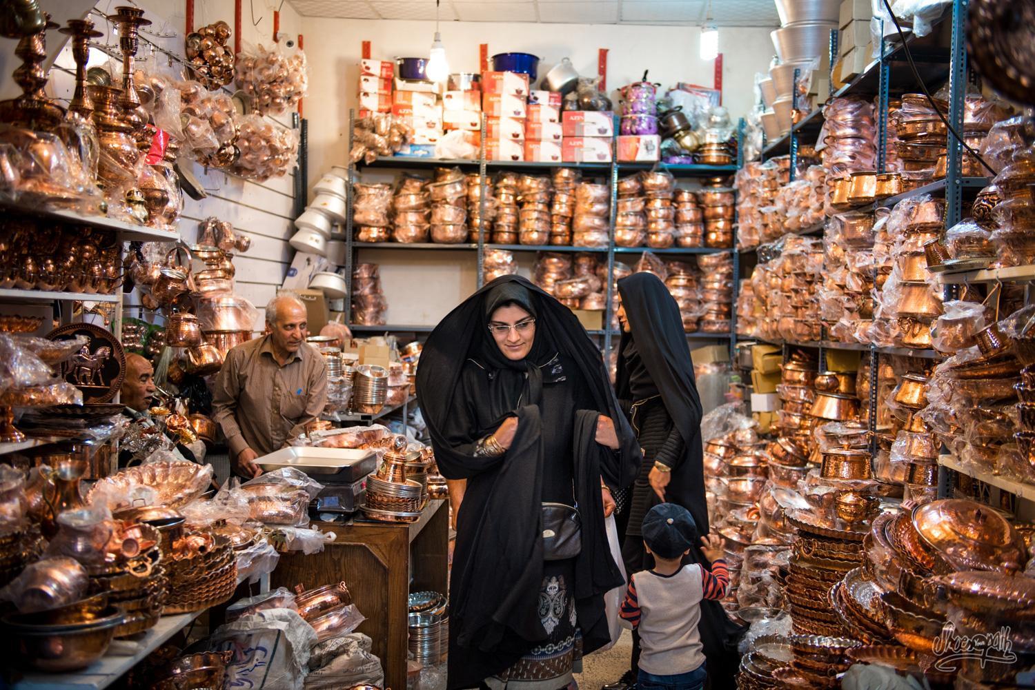 سفر به شیراز بازار مسگر ها